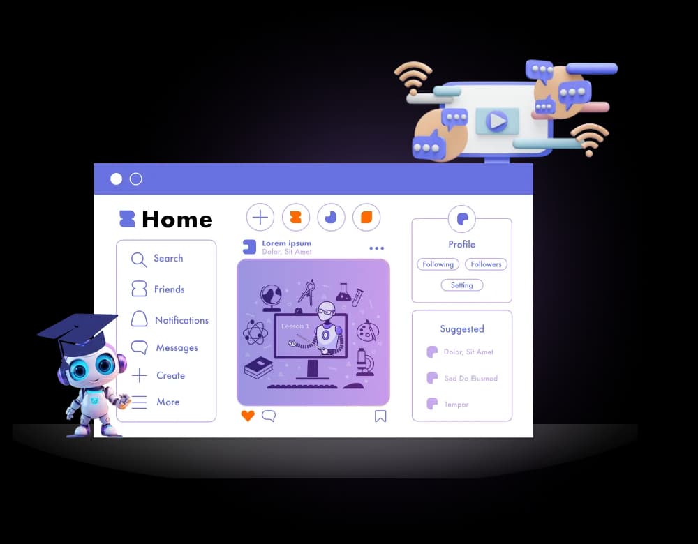 Dynamic e-learning modules - screenshot of the Textalky workflow