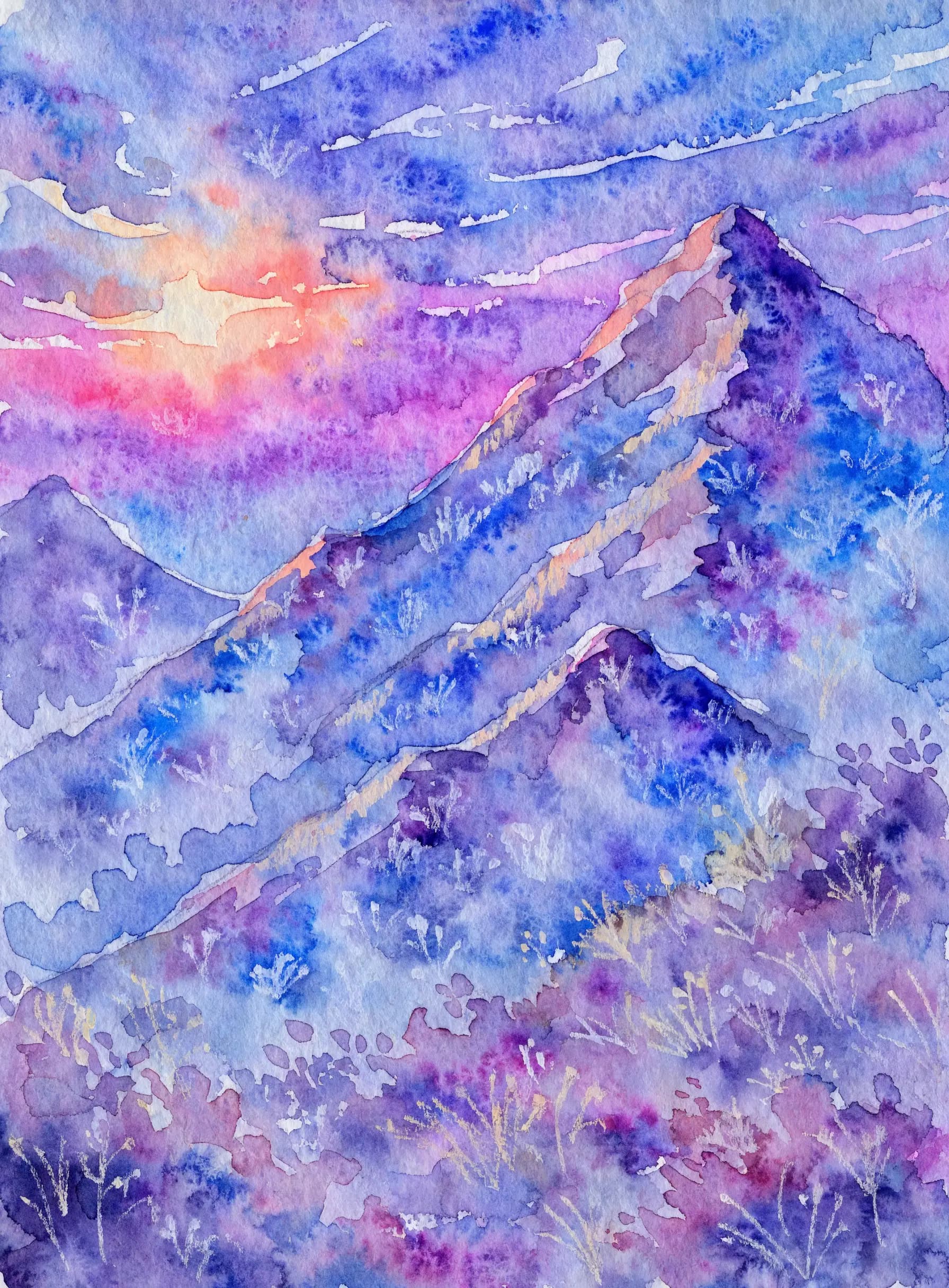 AI-generated Watercolor style visual